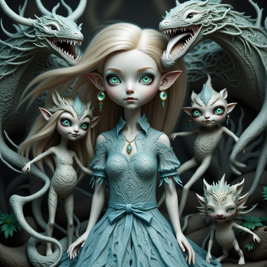 <lora:Outerworldy:1.0> porcelain