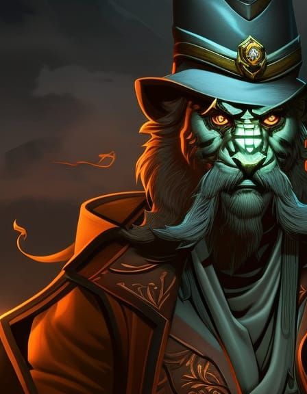 Rakshasa Detective in Waterdeep, Dark Fantasy Art