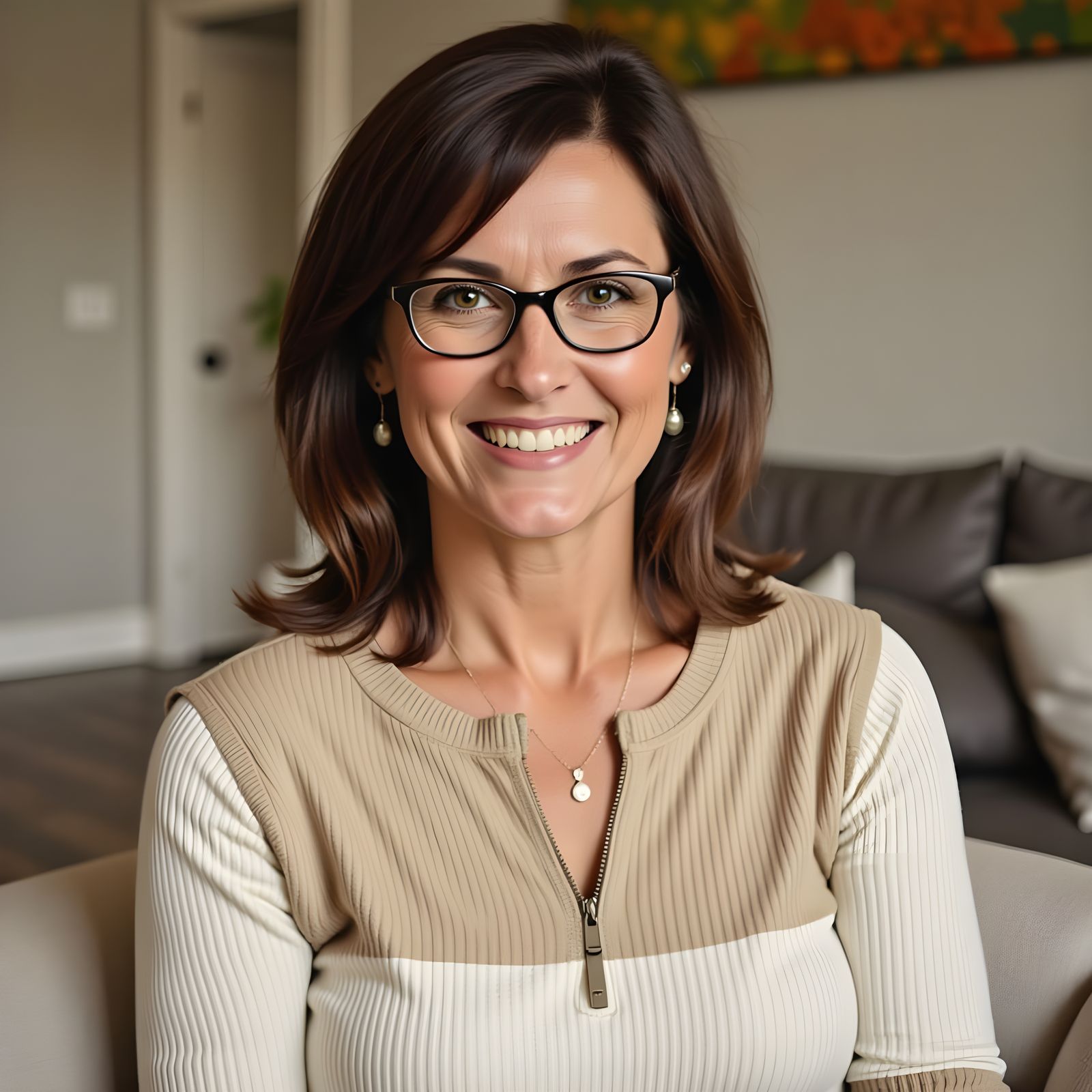 Elegant Woman in Soft Light