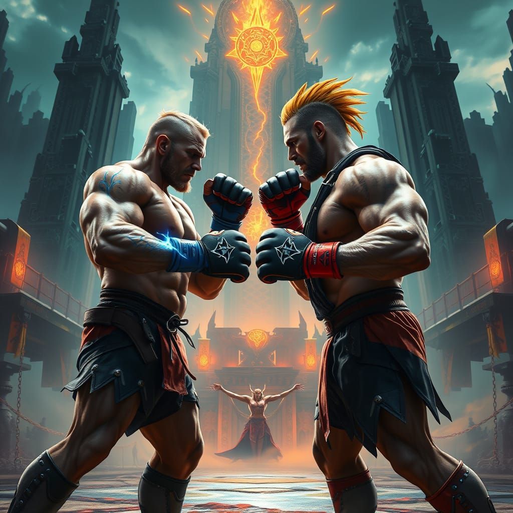 Fantasy MMA Fighters Face Off in Epic Arena
