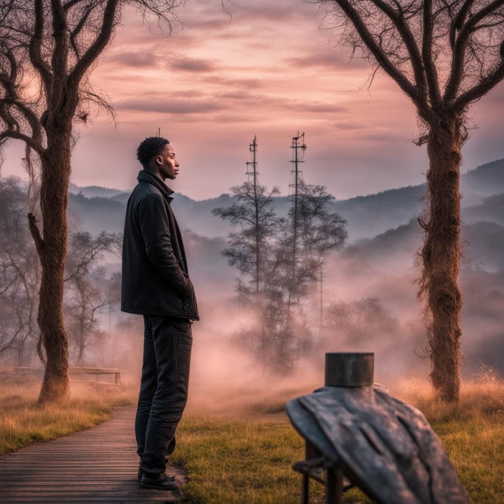 Hyperrealistic Portrait of a Young Man