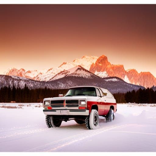 Classic 1986 Dodge Ramcharger in Professional Photography