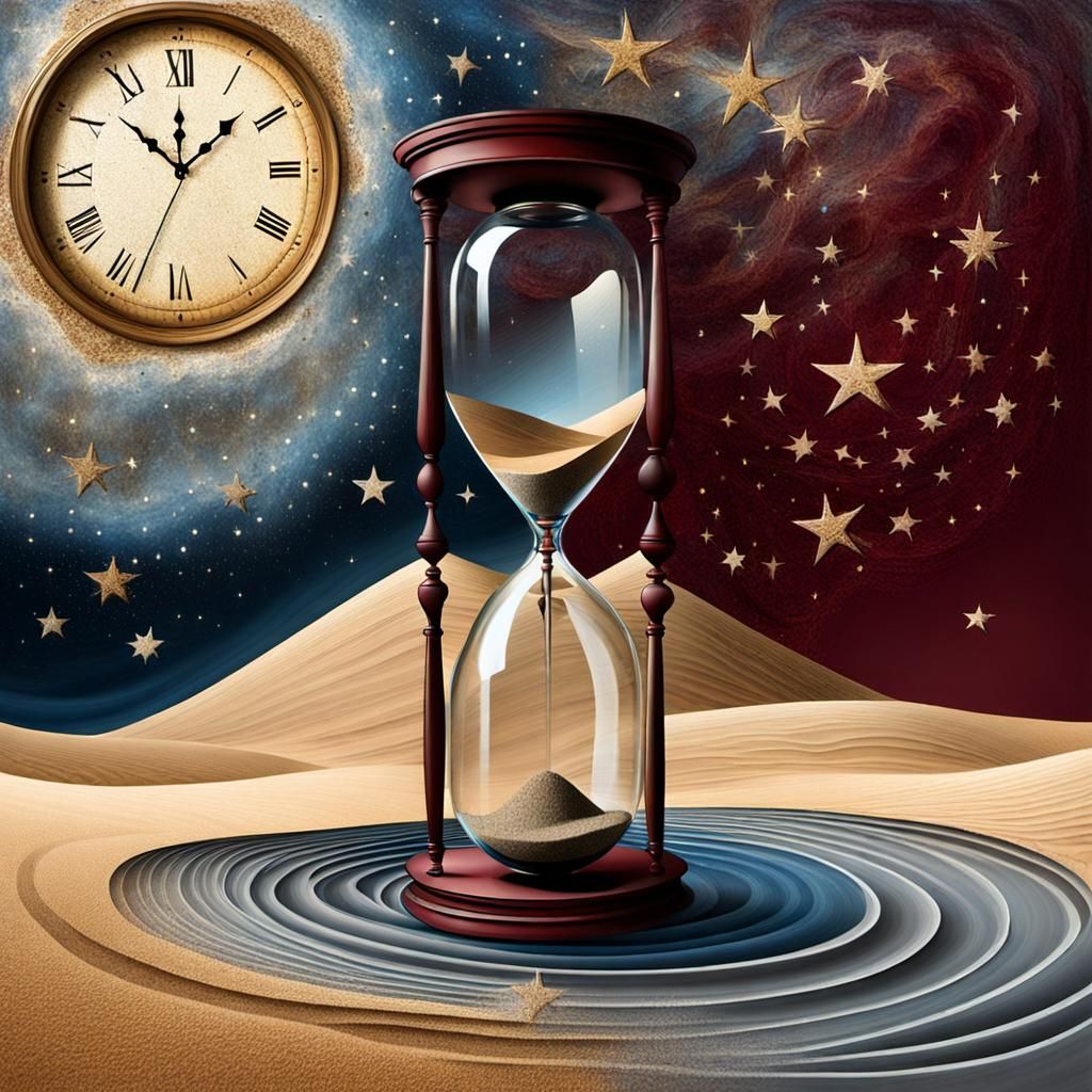 Surreal Abstract Day and Night Dreamscape