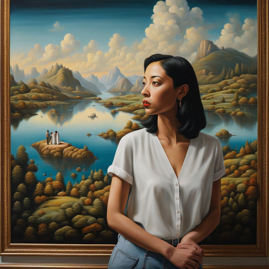 "That guy among those people on the painting looks familiar....