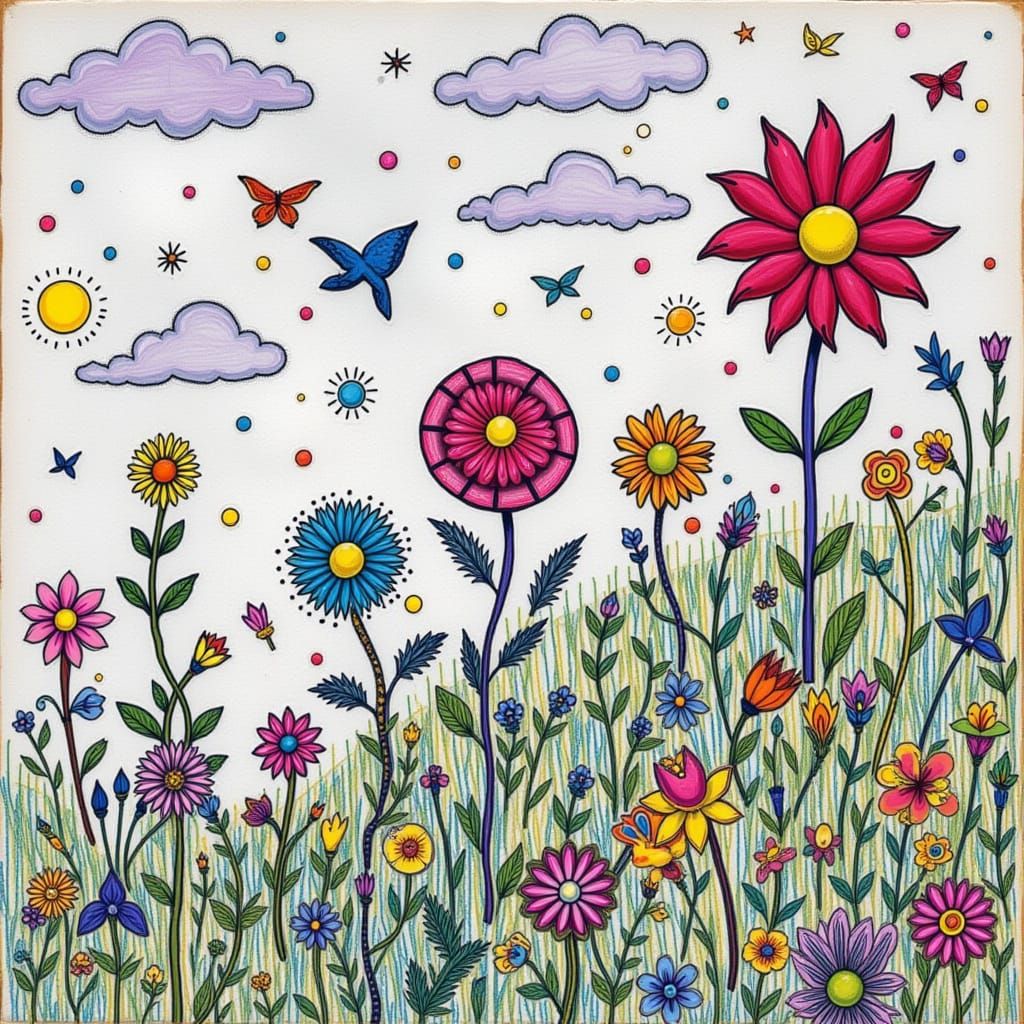 Shiny Happy People in Whimsical Style