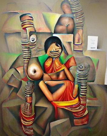Stunning Modern Indian Art in 8K Resolution