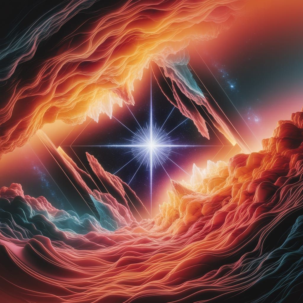 Astral World Digital Matte Painting in 8K