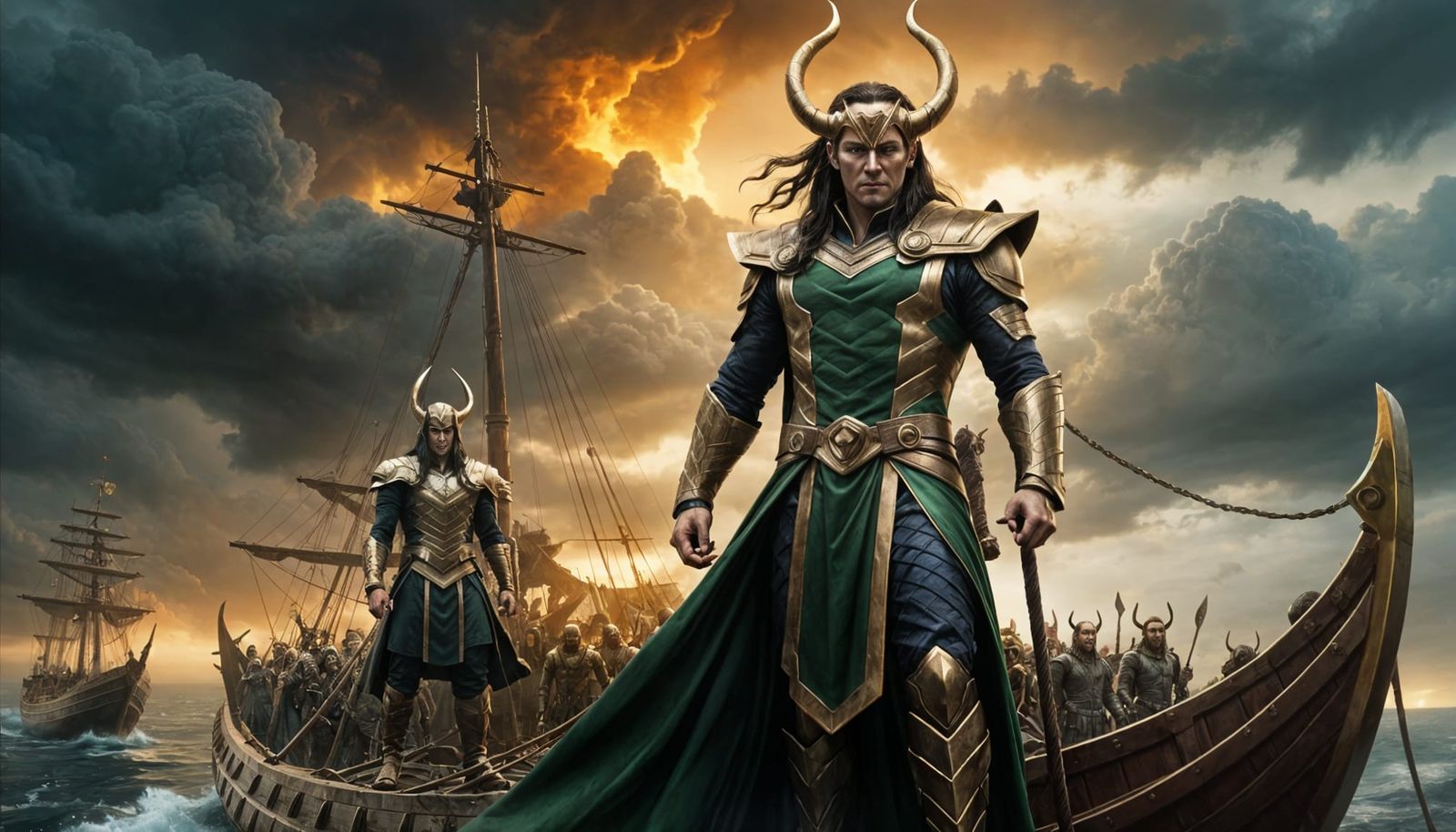 Loki's Army Sails to Ragnarök: A Sinister Voyage