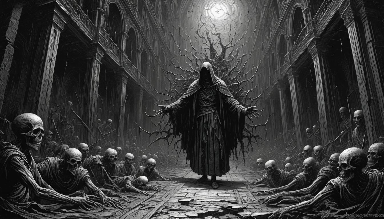 Horrific Algorithm in Doré and Rutkowski Styles