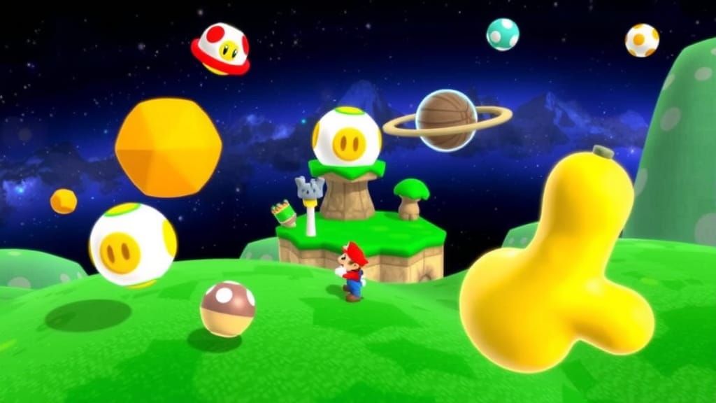 Super Mario Galaxy.
The first galaxy in the game where we me...