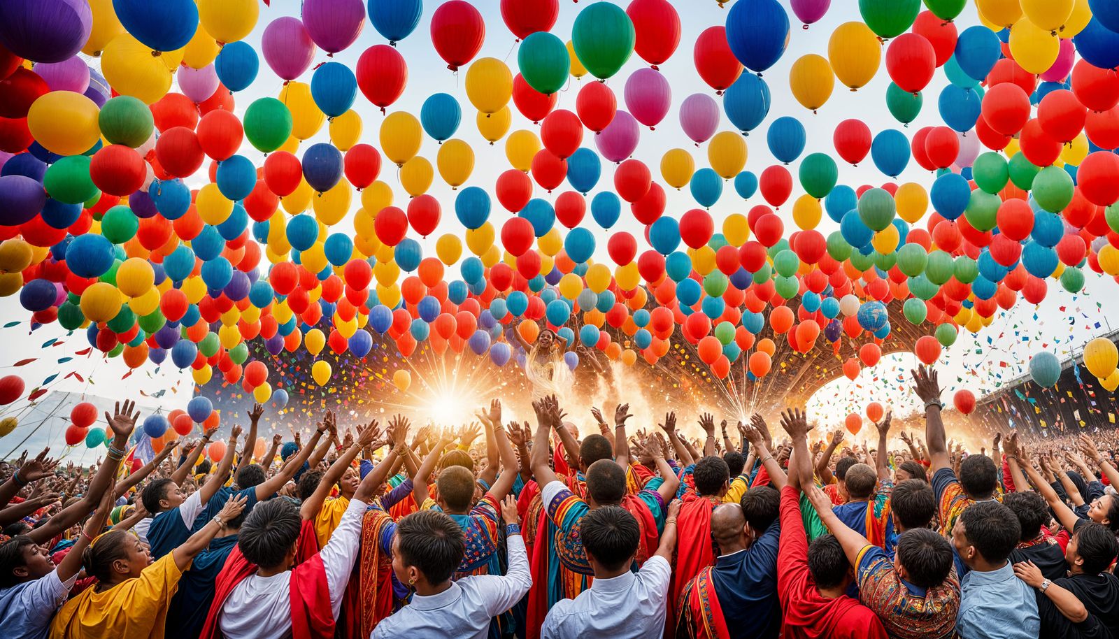 Global Unity Celebration: Vibrant Cultures in Harmony