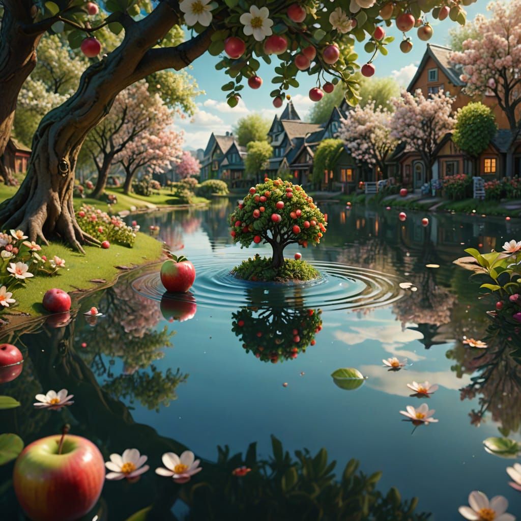 Bitten Apple Community: Surreal Floating World
