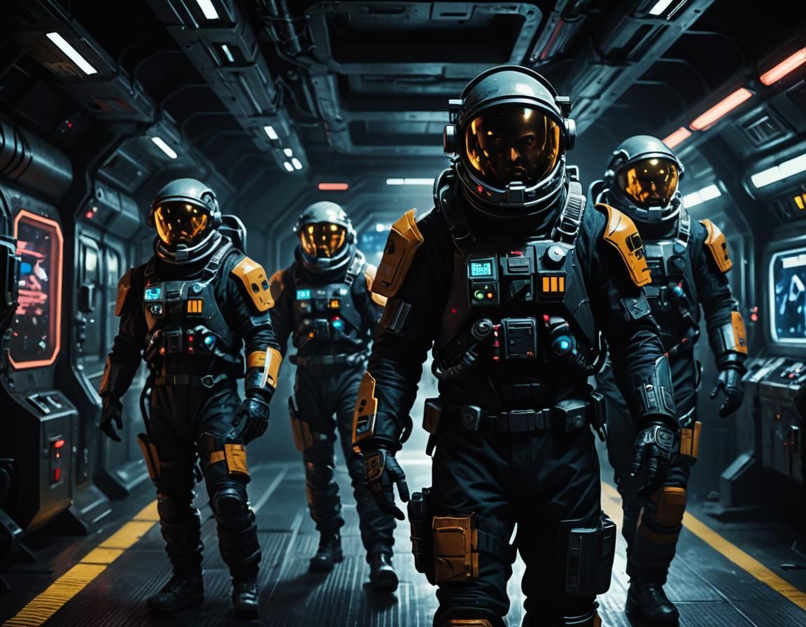 Galactic Noir: Interstellar Outlaws in Space Station