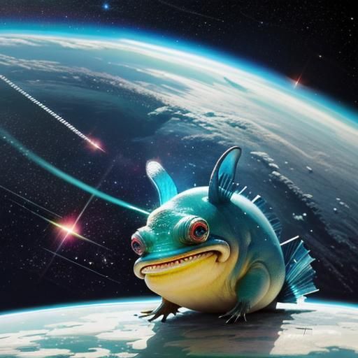 "Mornin', QT," Dandy mumbled, his voice hoarse. "Rough night catching space slugs."