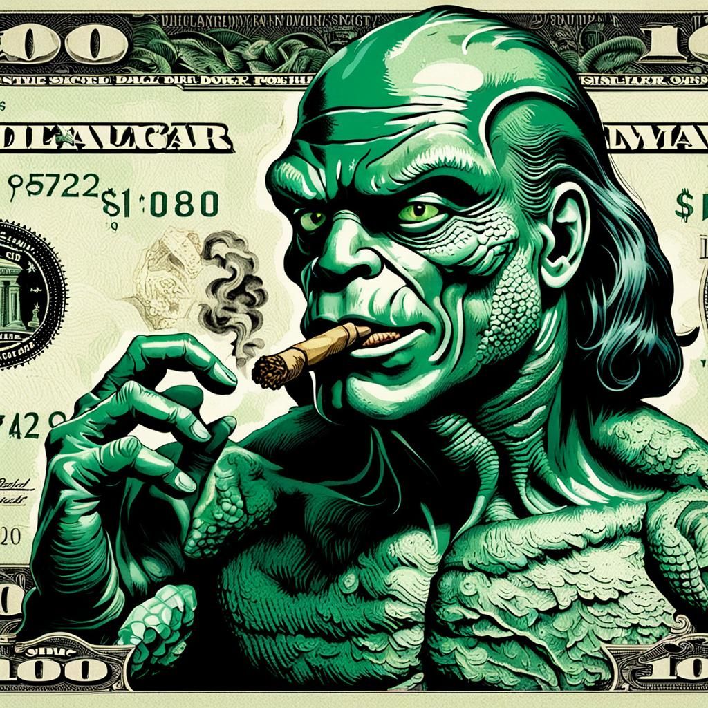Creature from the Black Lagoon on Money