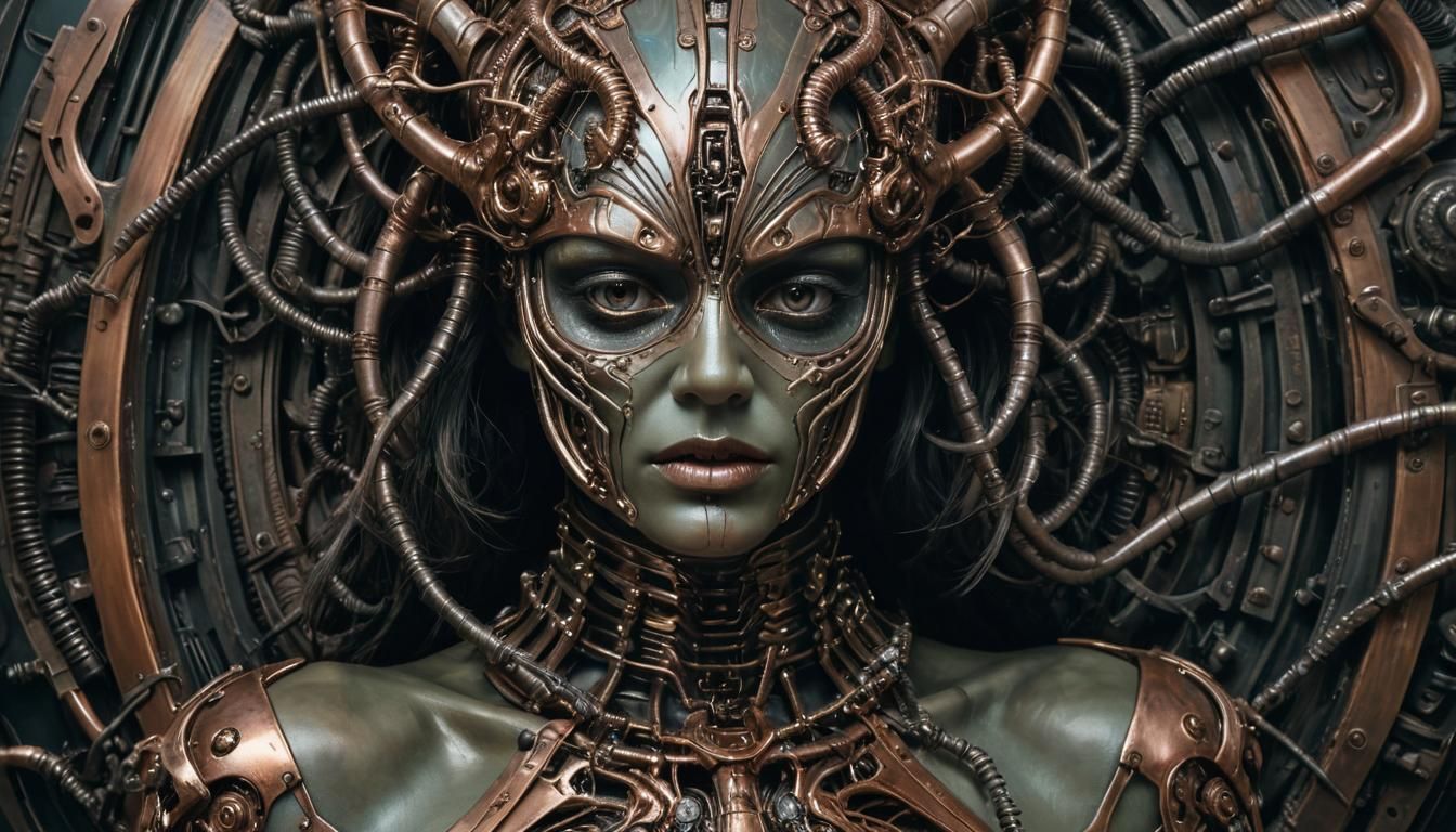 surreal, unsettling fusion of hyper-electrified, biomechanic...