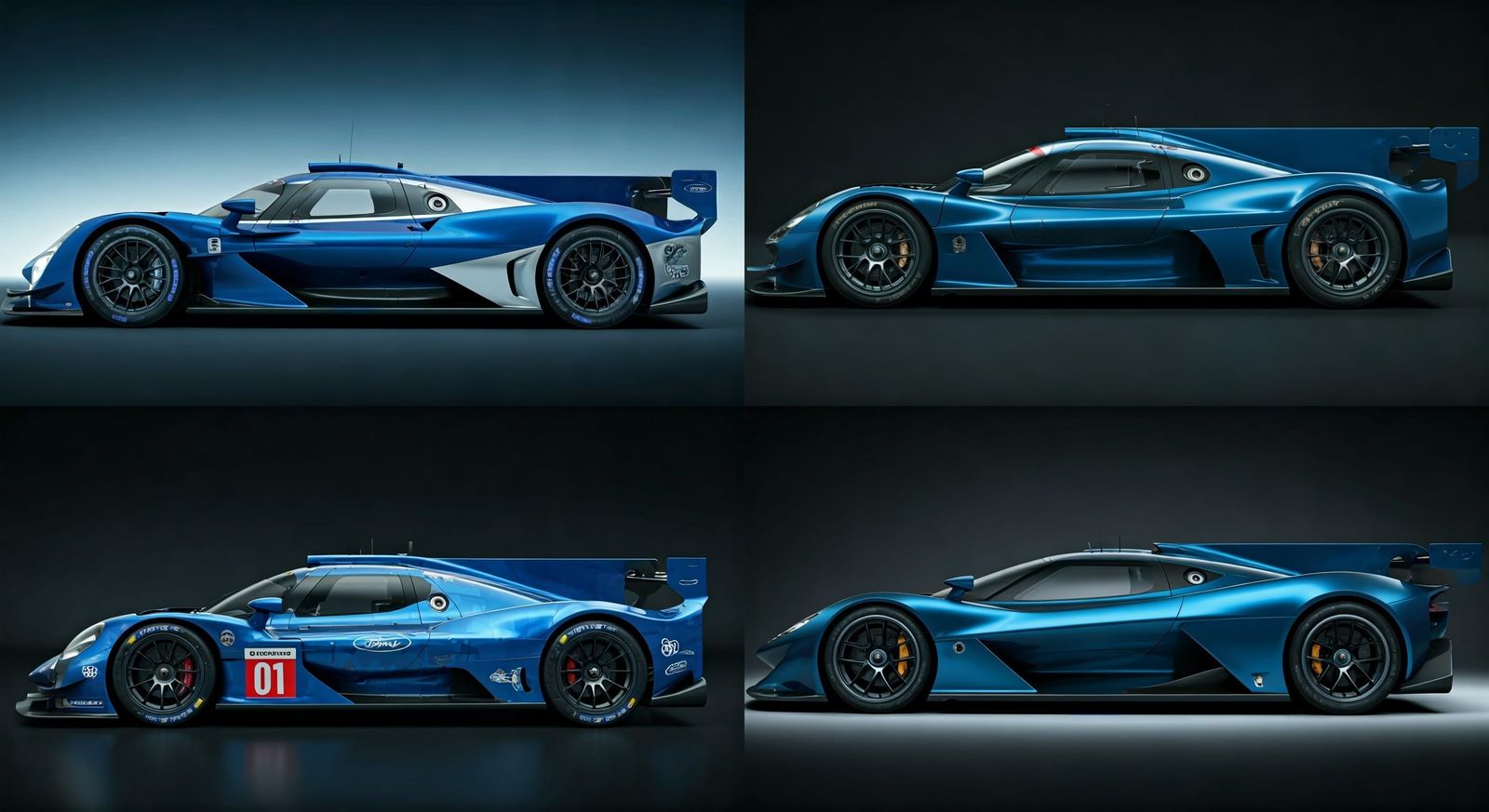 Futuristic Ford MK IV LMP1 Concept Car