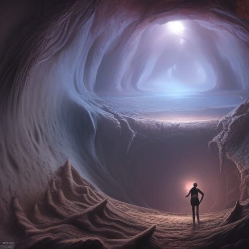 Dramatic Sinkhole Matte Painting in Unreal Engine