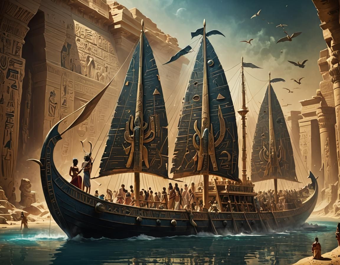 Ancient Egyptian Galley