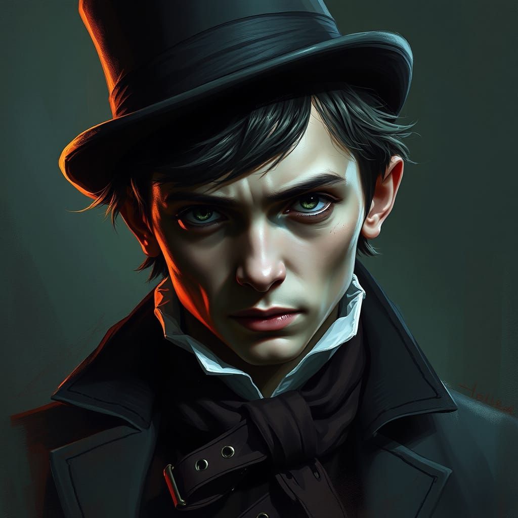 Victorian Era Hero Emerges in Bold Contrasts