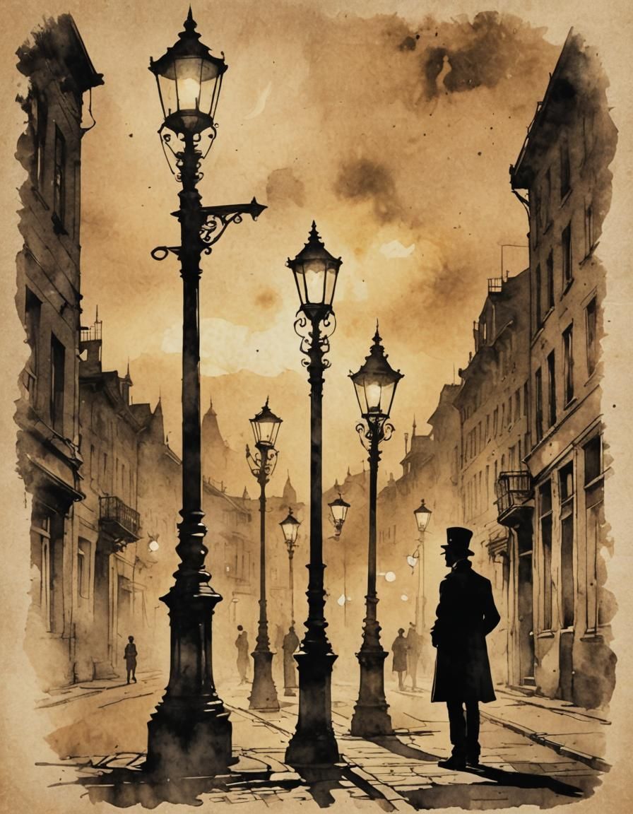 Developed from a prompt by @MrClassics 🙏 Silhouette of a ma...