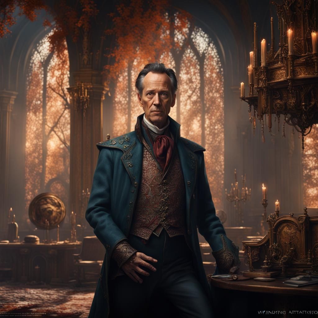 Fantasy Artist Painting: Detailed Matte Artwork