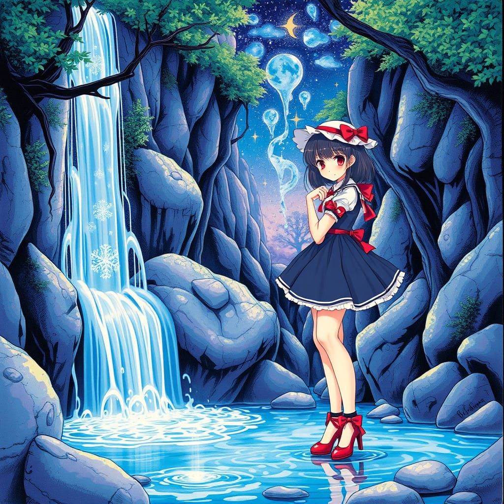 Impasto Cascade Hallucination Manga Illustration Mahou Bisho...