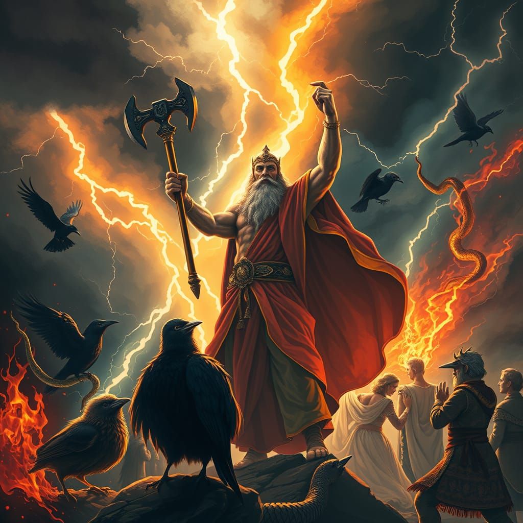 God of Thunder Reigns in Dark Baltic Mythology