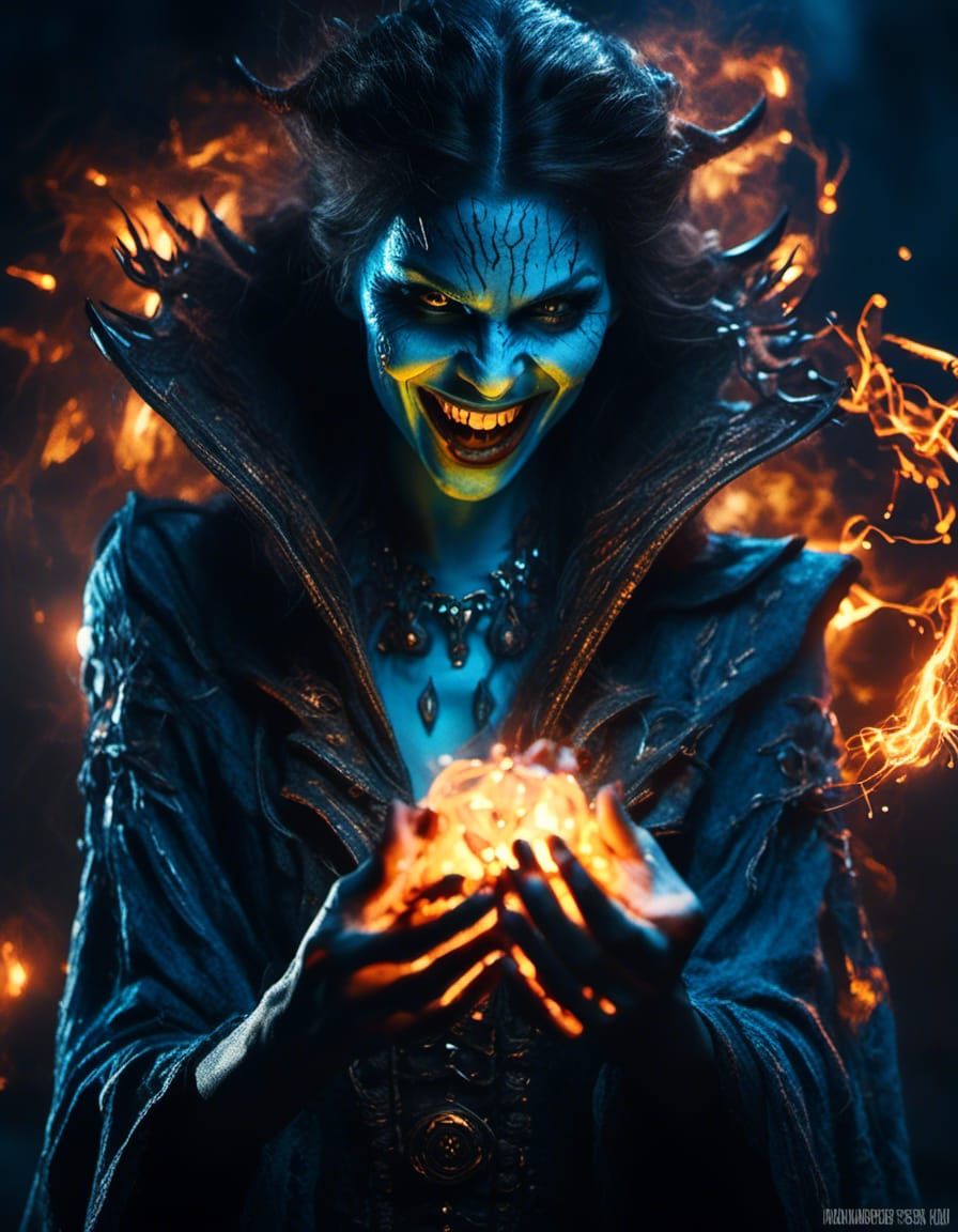 Pyromancer's Grin: Keeper of Dark Magic