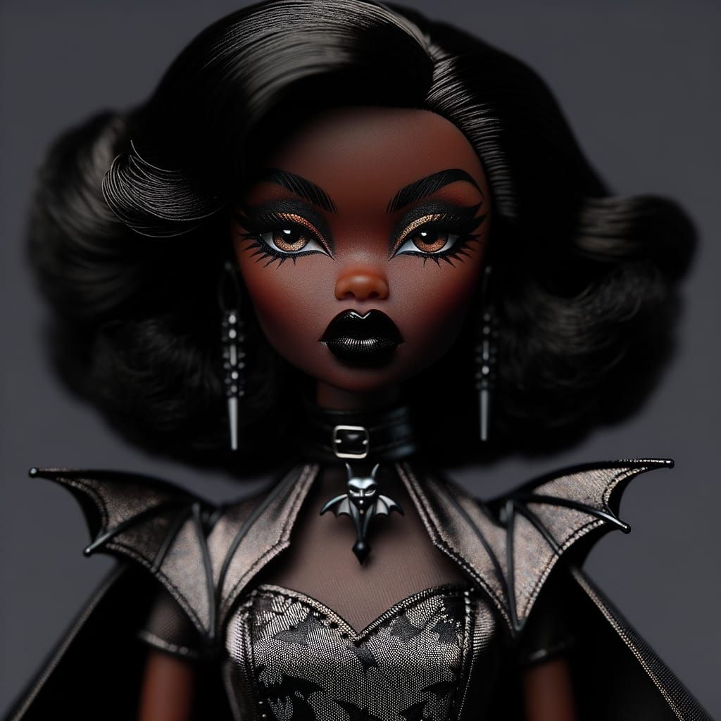 African American Bat-Winged Doll with Attitude