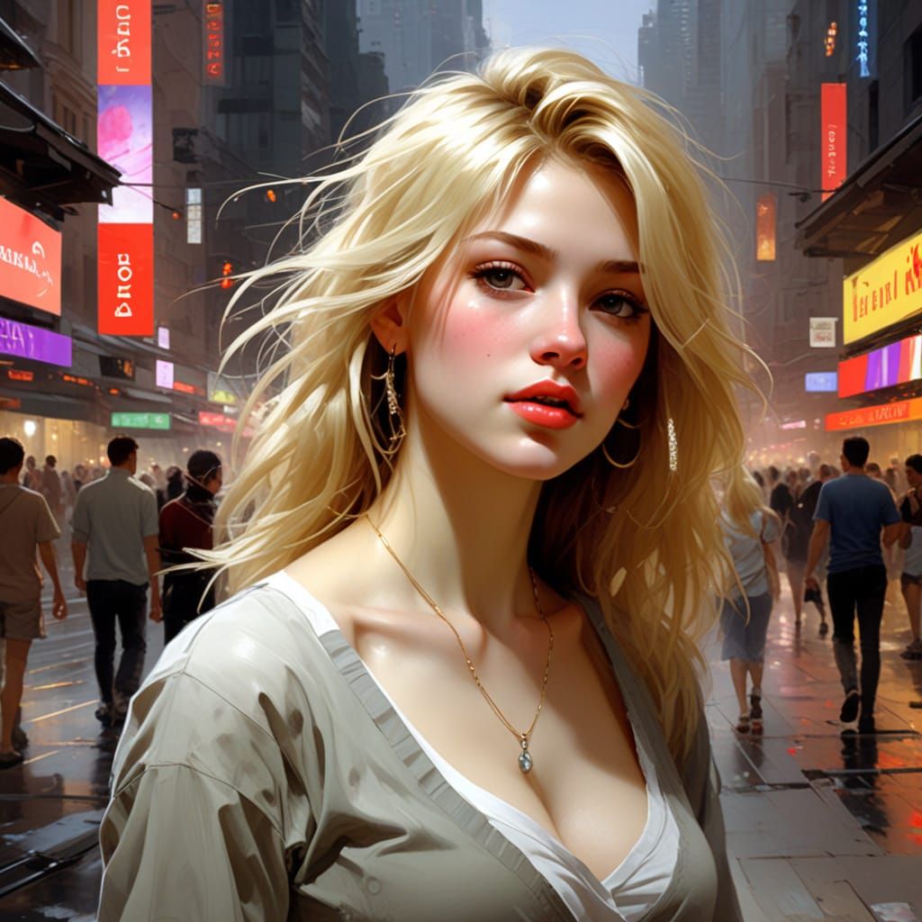 Cyberpunk Dreams in a Faded Retro Style