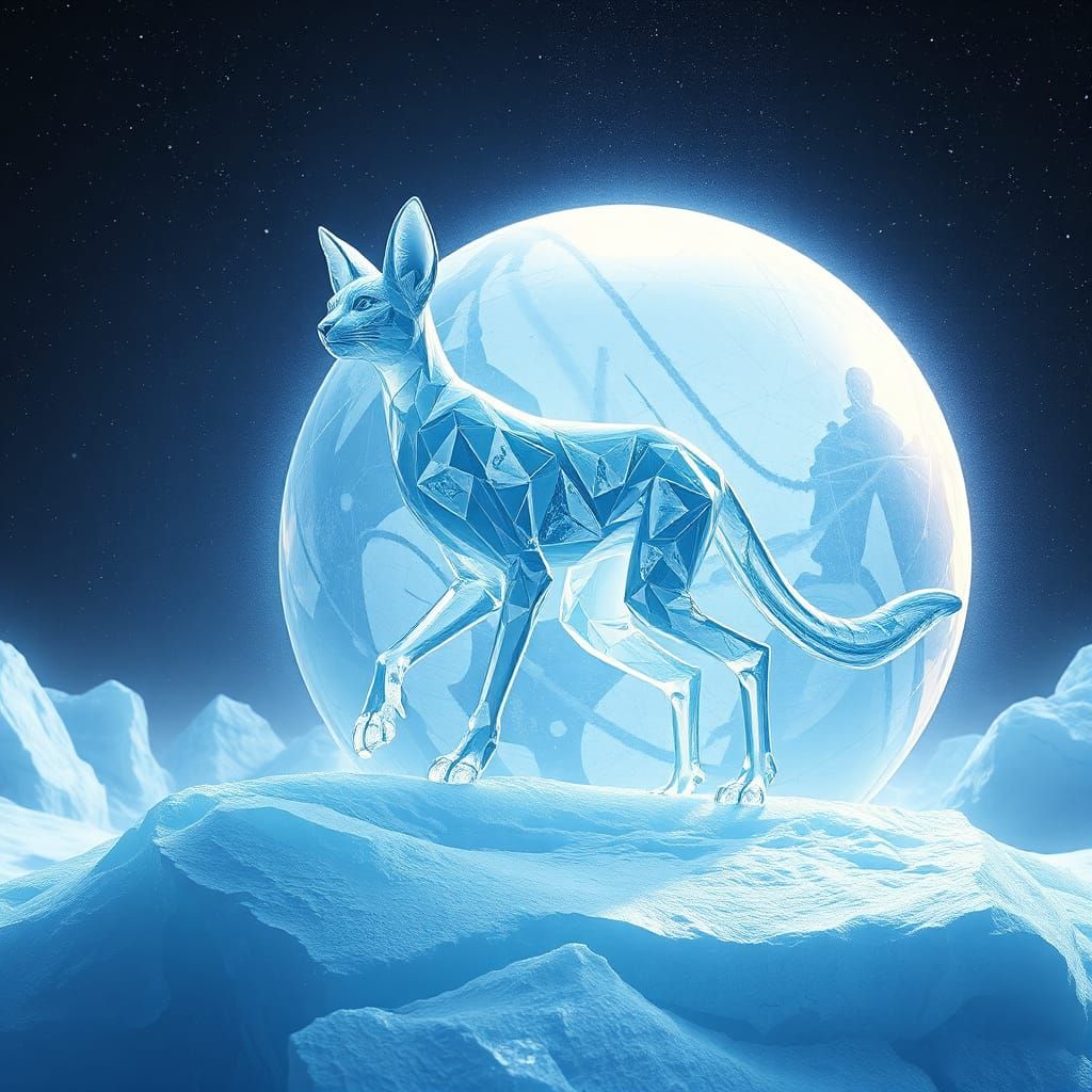 Crystalline Ice Serval on Frozen Planet