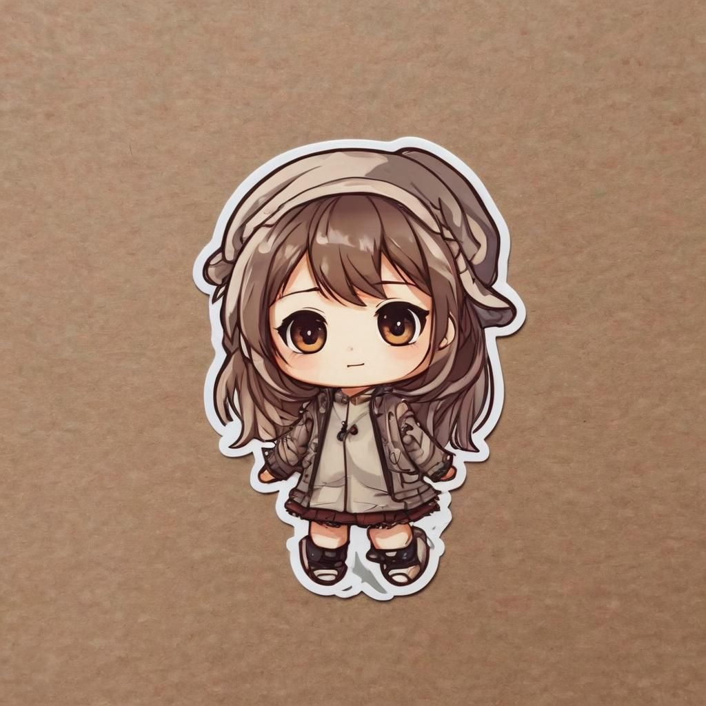 Cute Chibi Sticker Art