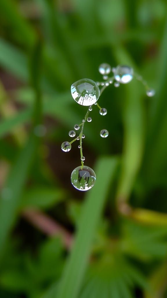 Fractrals in Nature : Raindrops