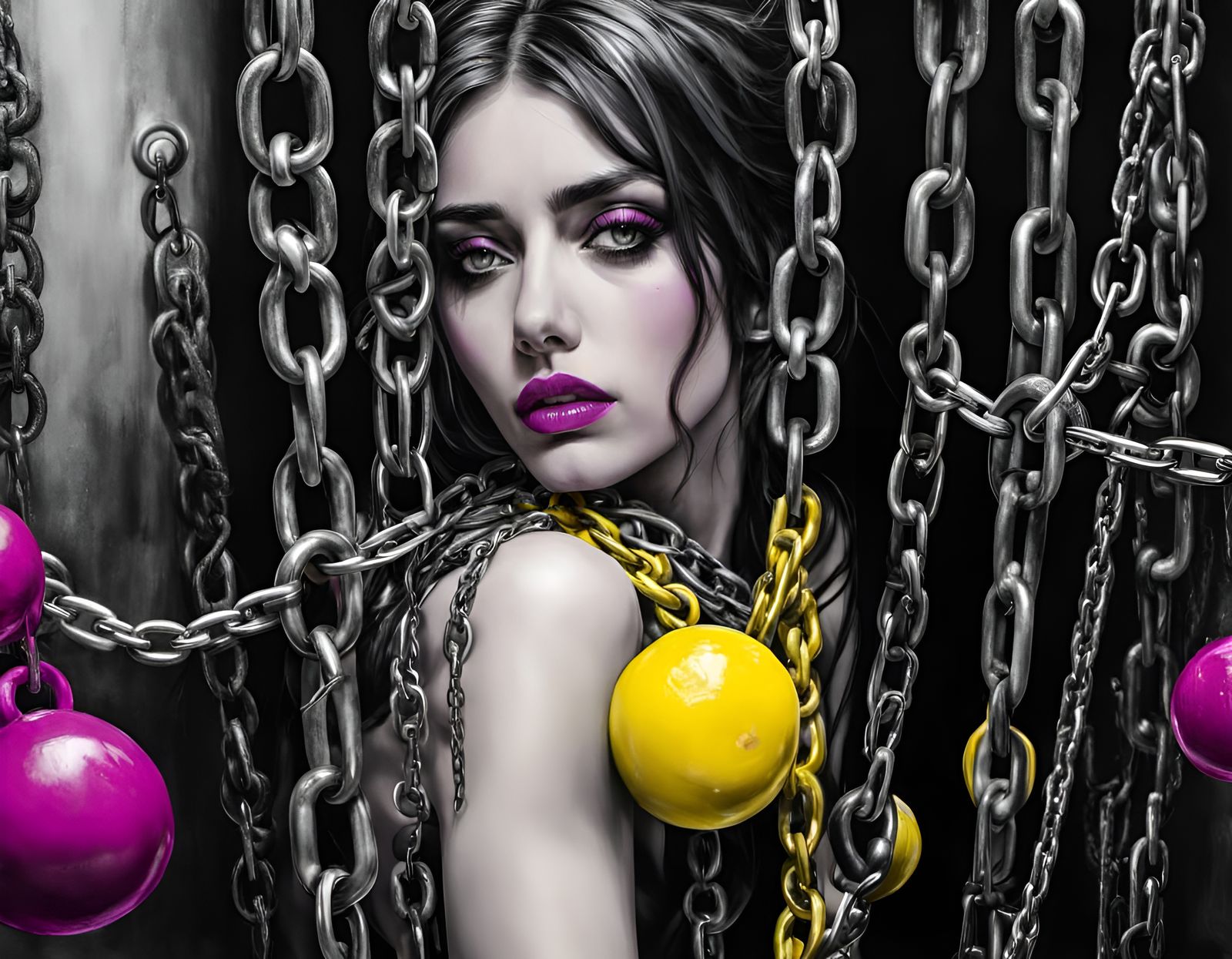 Trapped by the chains of unfulfilled love . . .