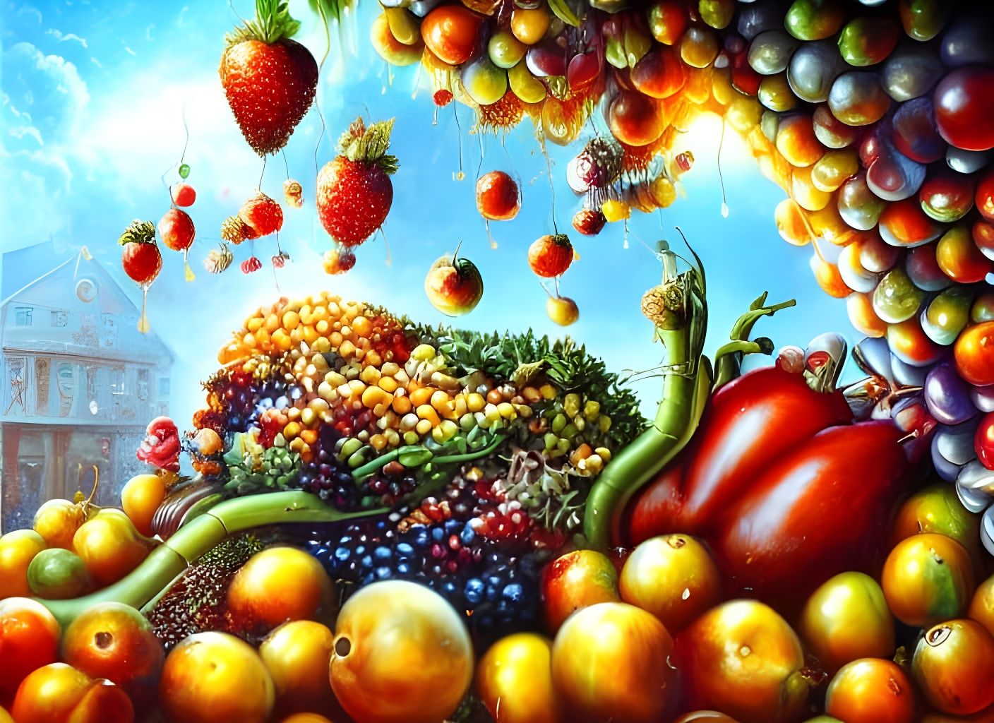 Abundant Cornucopia of Fruits and Vegetables