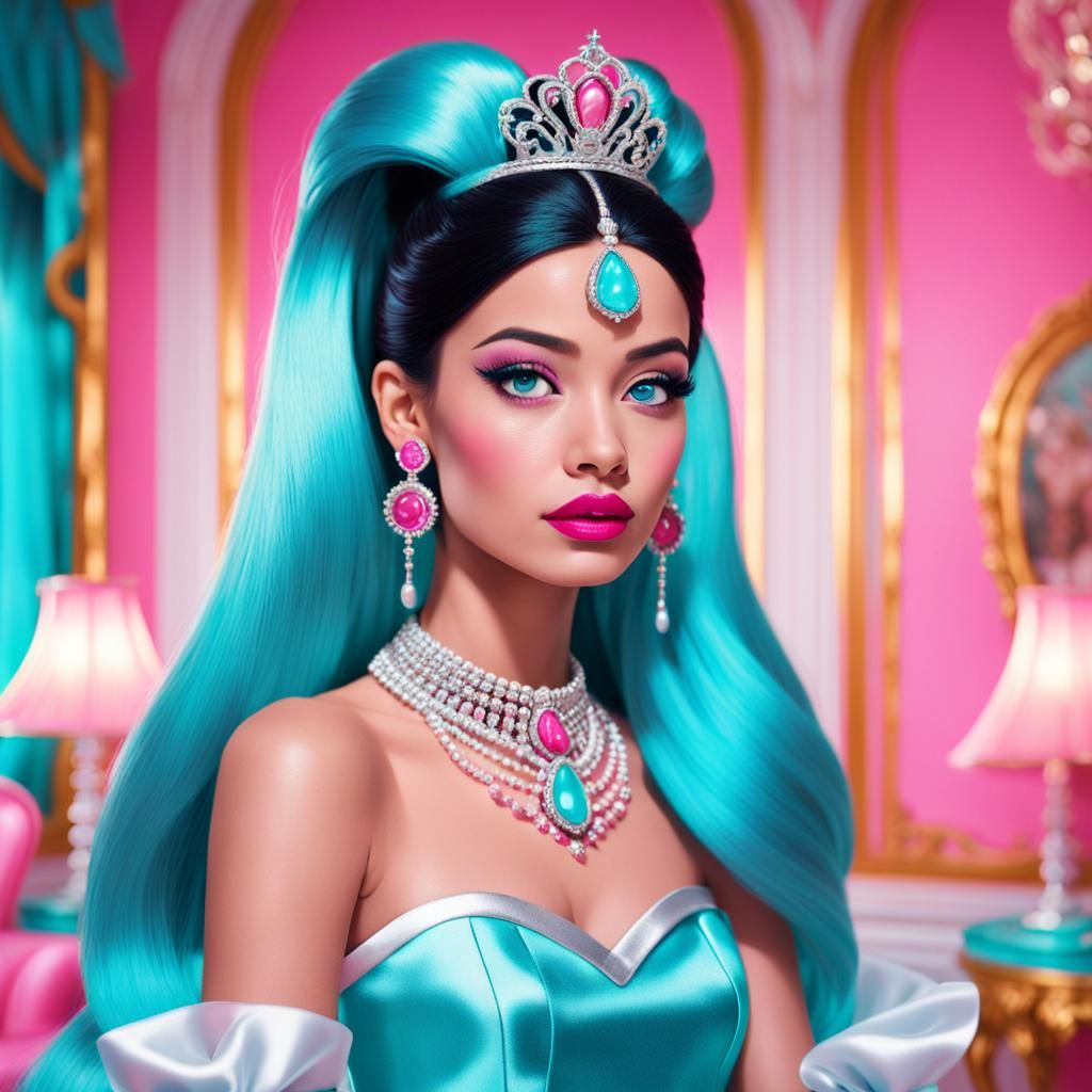 Princess Jasmine Transformation in Digital Art