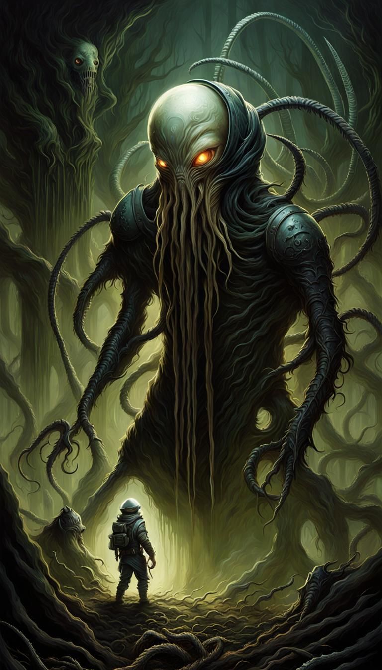 Eldritch Horror: Spaceman's Demise in a Sinister Boiler Room