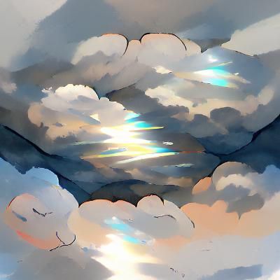 Hopeful Silver Lining Breaks Through Clouds