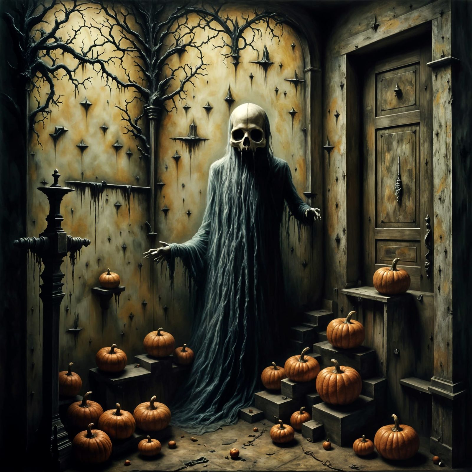 Morbid Depression Inspired by Surrealist Visionary Art