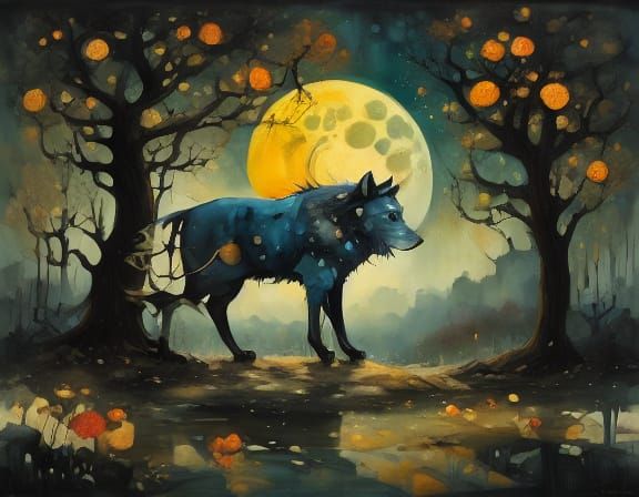 Serene Woman With Coffee Hair Emerging From Cafe Cup