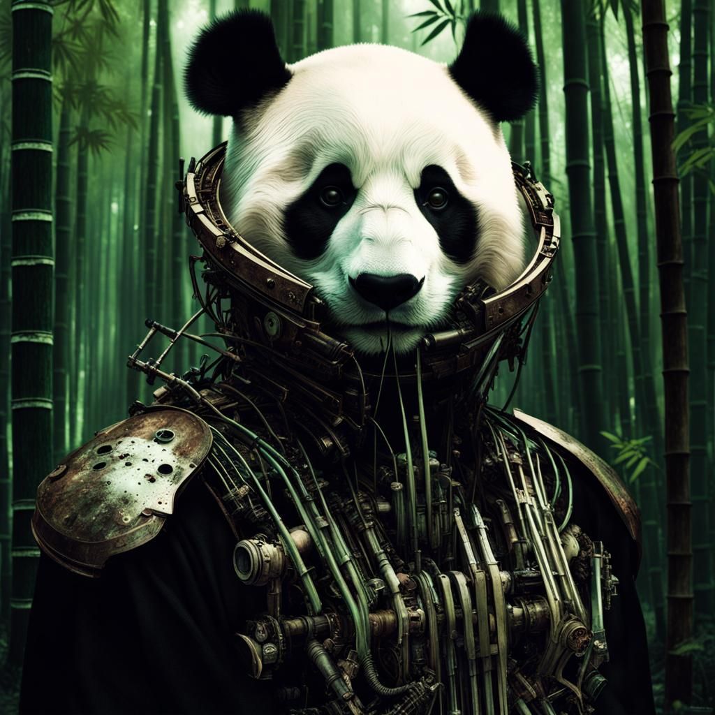 Cyborg panda #@