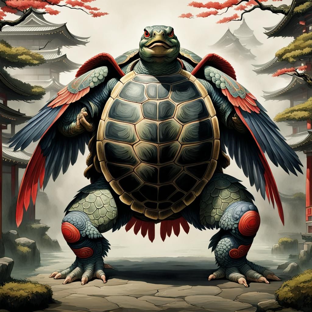 Tengu Turtle: Mythical Creature Fusion