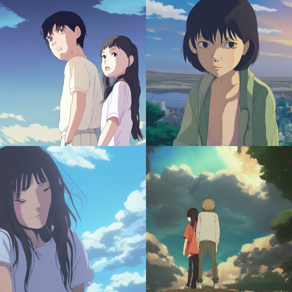 Anime Key Visual: Studio Ghibli Style
