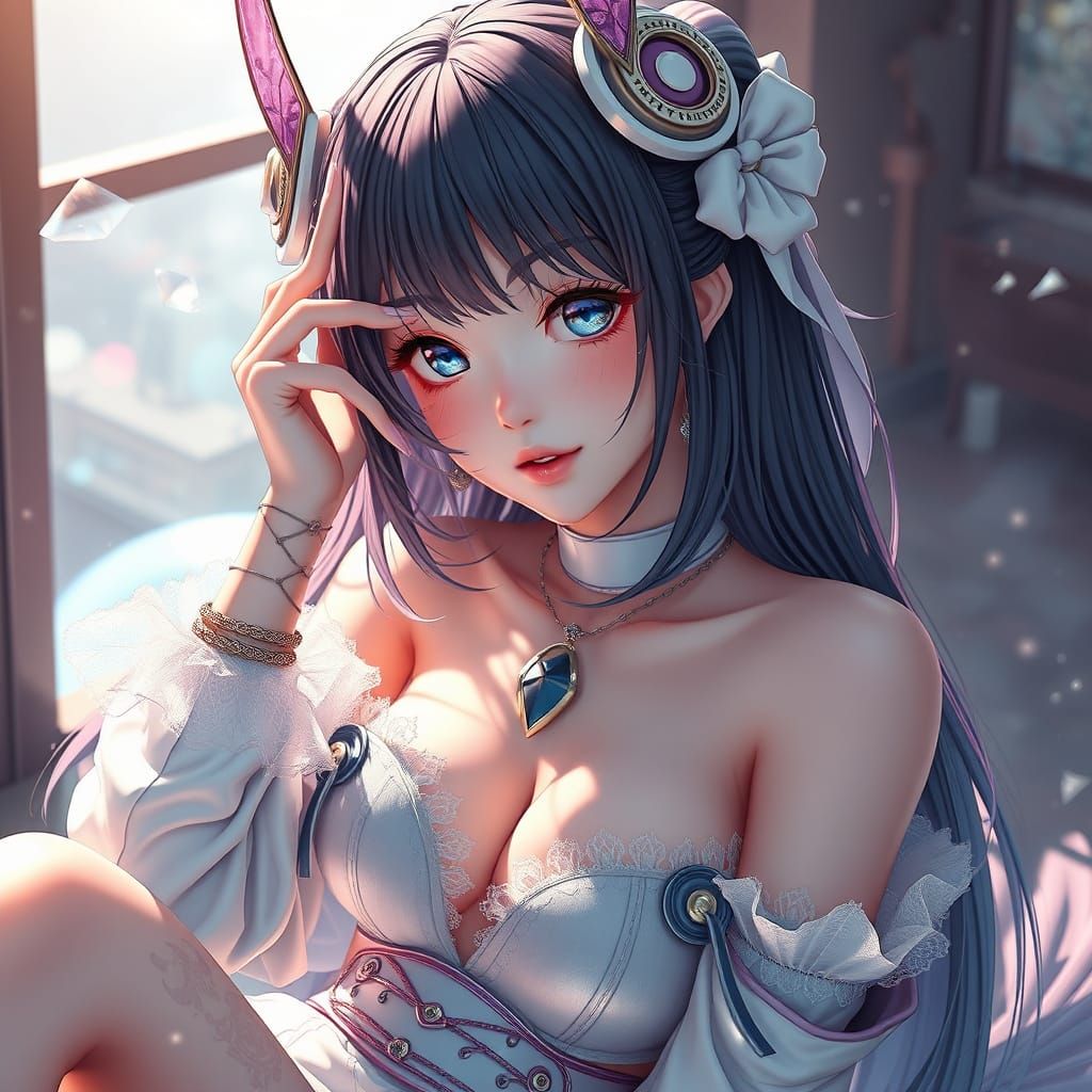 Breathtaking Cyberpunk Goddess in 8K Resolution