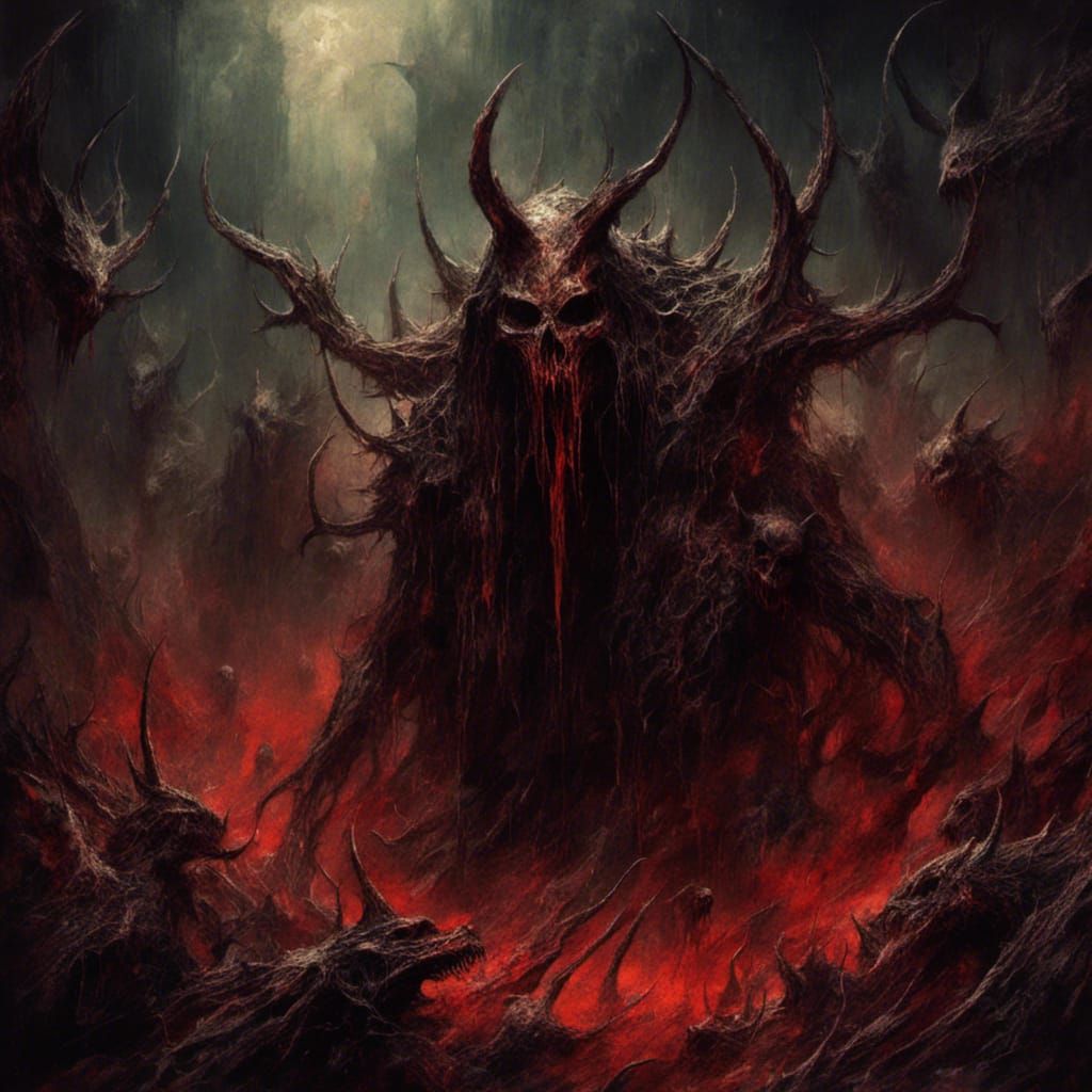 Macabre Metal Album Cover Art