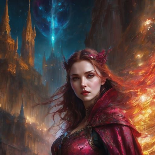 Scarlet Witch Digital Rendering