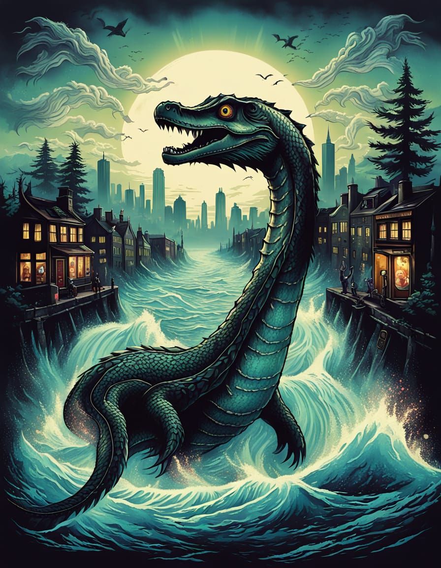 Nessie the Cryptid Featured in Tattooed Urban Legends Show