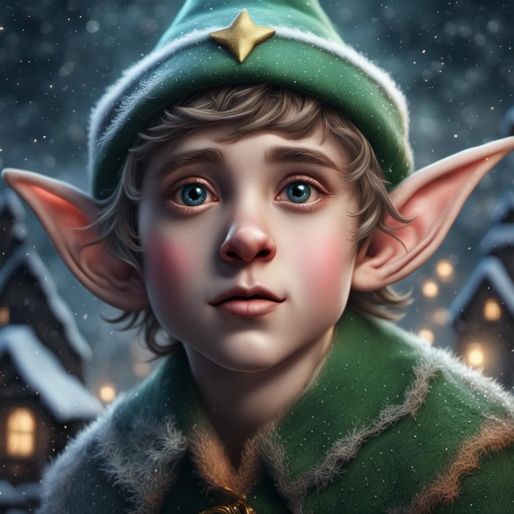 Christmas Elf Portrait