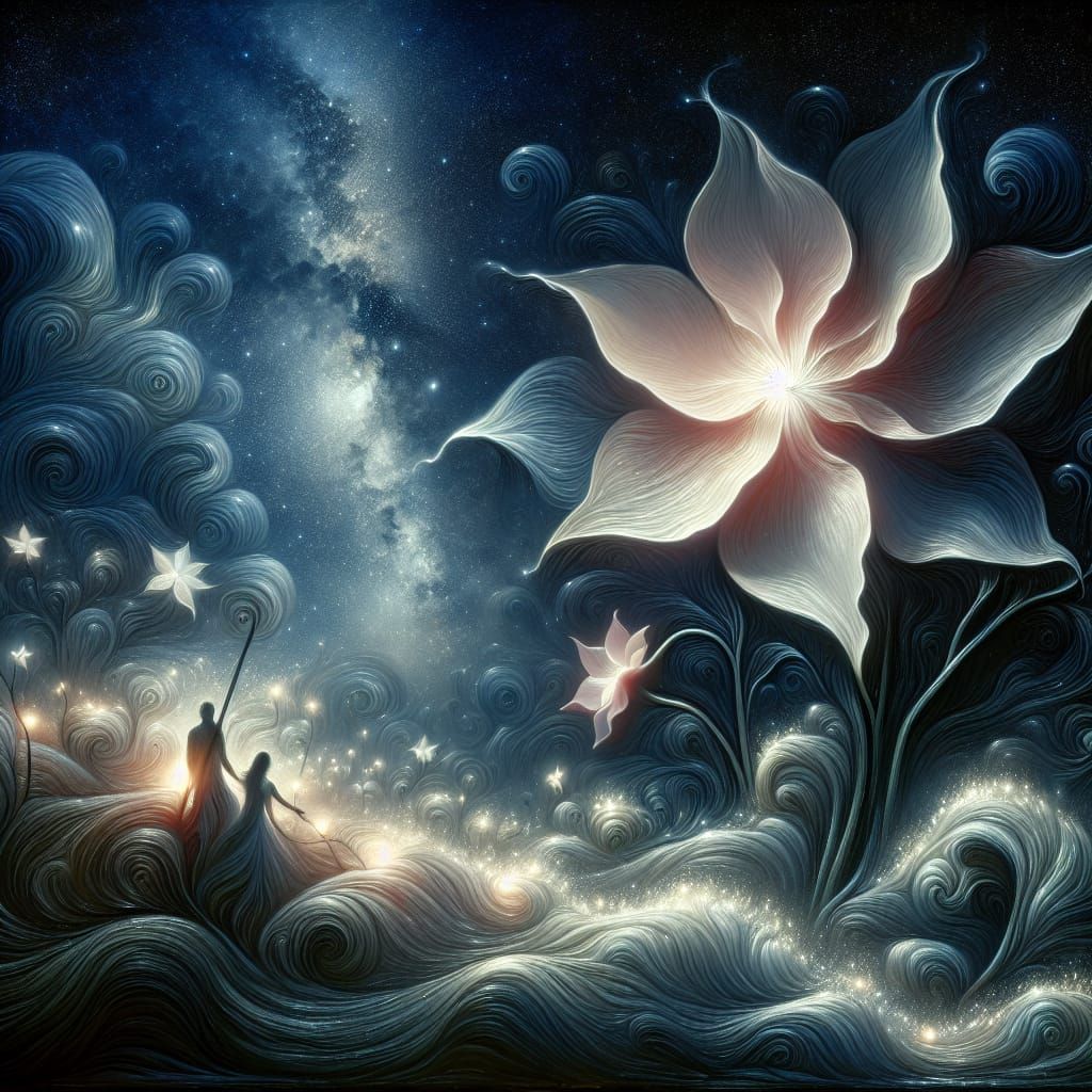 MPR ON - Lukas & Portia Petallic Humanoid Stick-Figures